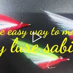 The easy way to make DIY fly lures sabiki/very effective to catch Trevally