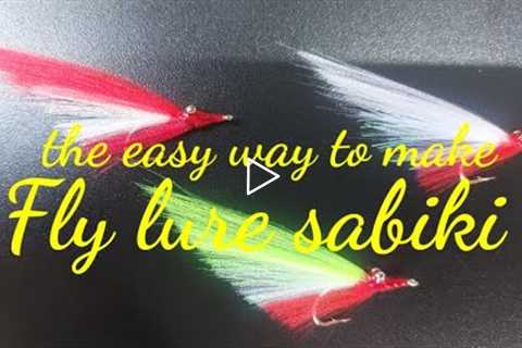 The easy way to make DIY fly lures sabiki/very effective to catch Trevally