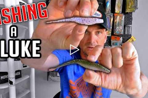 The ONLY Lure you NEED to Catch Bass: FLUKE Fishing