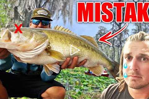 Catching this DOUBLE DIGIT Bass turns into a HUGE Mistake...