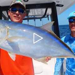 Catching Rare Electric Blue Fish For Catch and Cook{tarpon, Cubera snapper and more}
