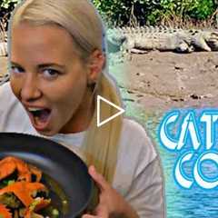 Chilli MUD CRAB 🦀 catch and cook - Monster Crocodile Encounter- EP 36