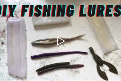How to Make Soft Plastic Fishing Lures for CHEAP! (Silicon Mold)
