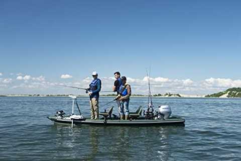 Sea Eagle FSK16 FishSkiff™16 Inflatable Frameless Fishing Boat 3 Person Swivel Seat Package