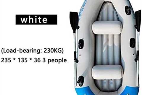 Inflatable swimming kayak, fishing, fishing boat, 91 inches 51 inches 15 inches, inflatable boat..