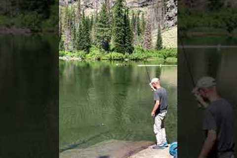 Tenkara for cutthroat on Snyder Lake in Glacier National Park