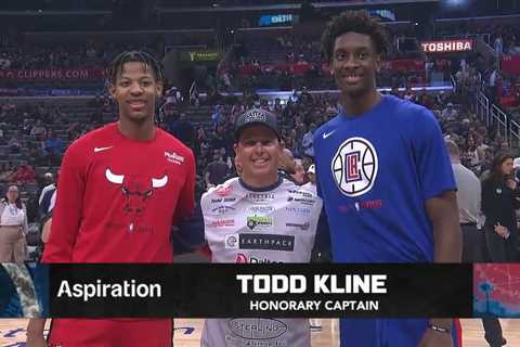 MLF Pro Todd Kline Named Honorary Captain at L.A. Clippers Game