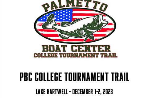 2023 PBC College Tournament Trail – Lake Hartwell – December 1-2 – Results